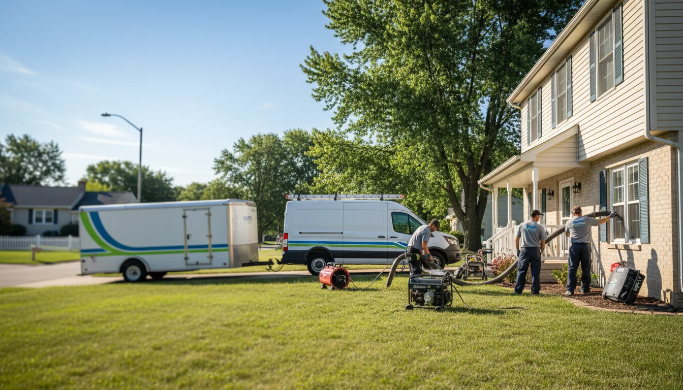 Flooded Basement Restoration And Cleanup With Repair in Greenwich, KS near me